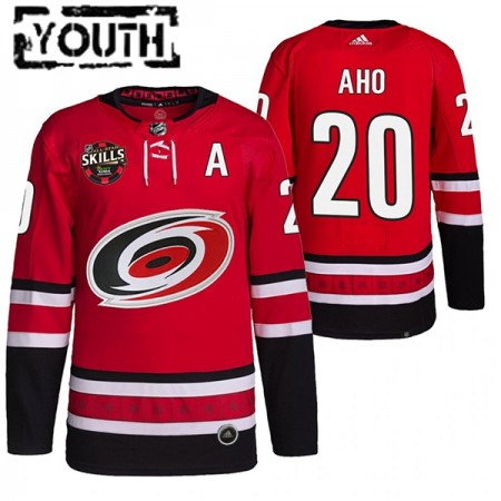 Carolina Hurricanes Sebastian Aho 20 2022 NHL All-Star Skills Authentic Shirt - Kinderen